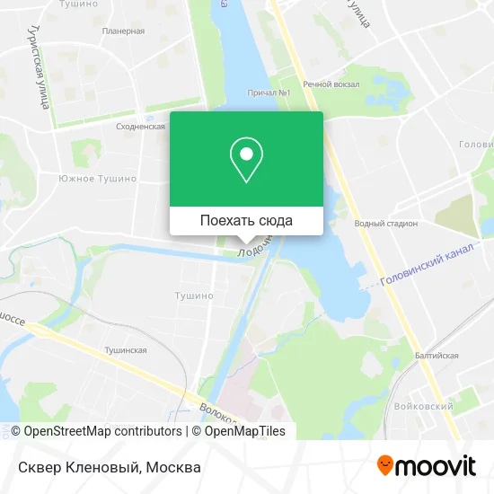 Карта Сквер Кленовый