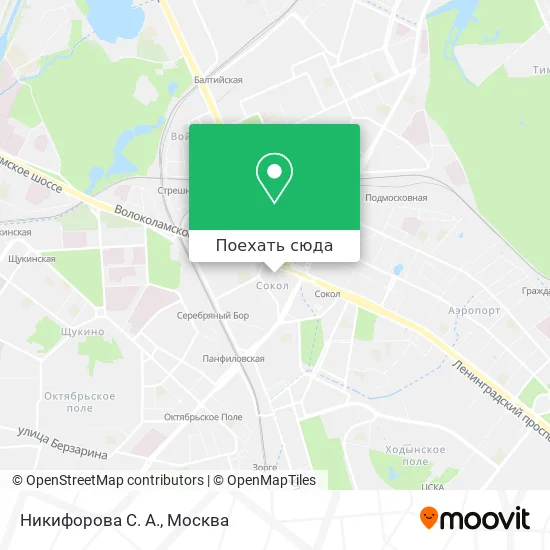 Карта Никифорова С. А.