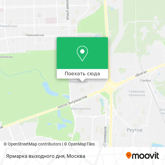 Карта Ярмарка выходного дня