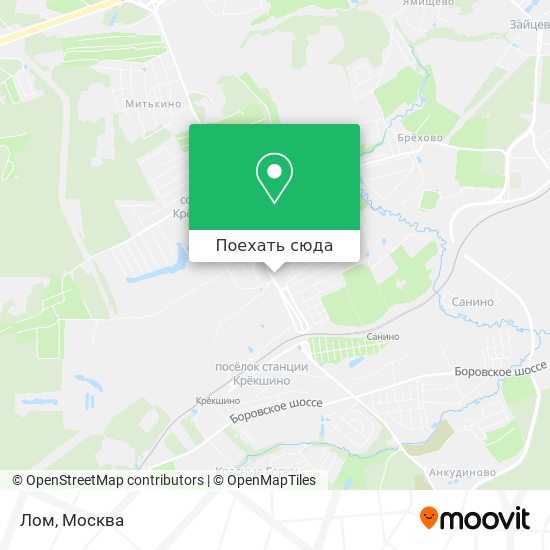 Карта Лом