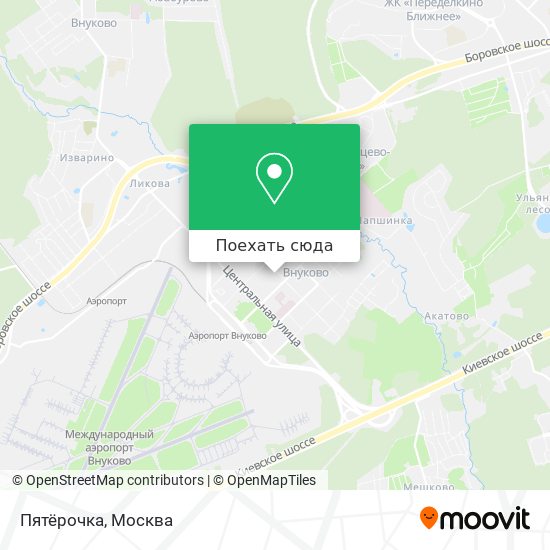 Карта Пятёрочка