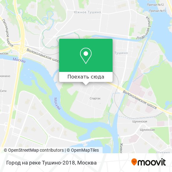 Карта Город на реке Тушино-2018