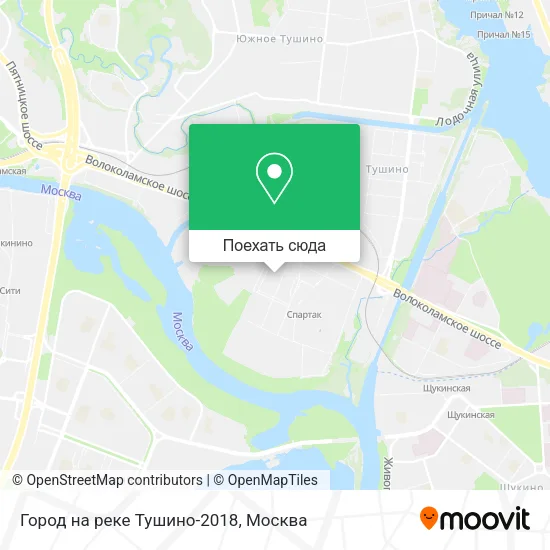 Карта Город на реке Тушино-2018