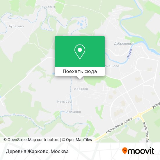 Карта Деревня Жарково