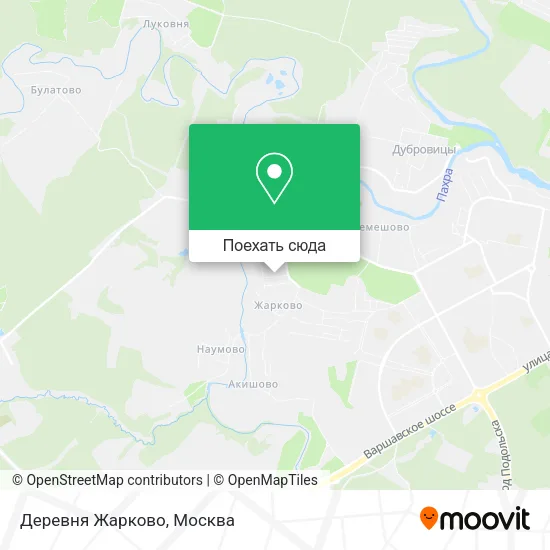 Карта Деревня Жарково