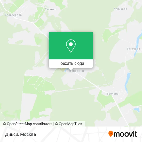 Карта Дикси