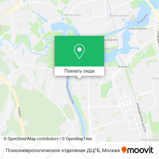 Карта Психоневрологическое отделение ДЦГБ