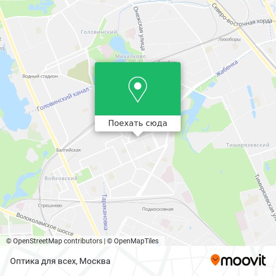 Карта москвы коптево