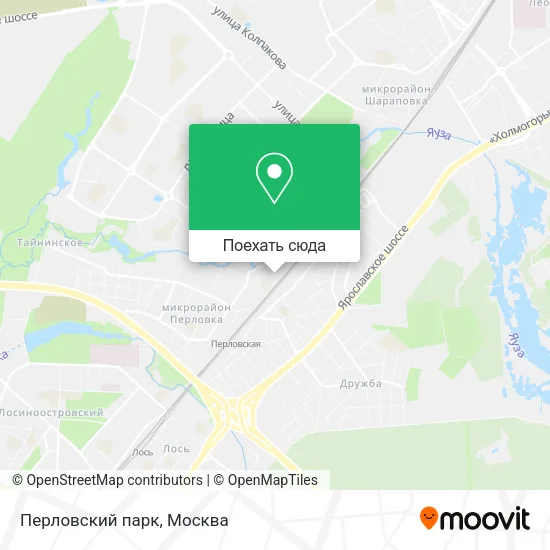 Карта Перловский парк