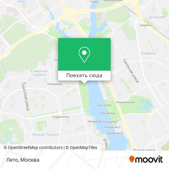 Карта Лето