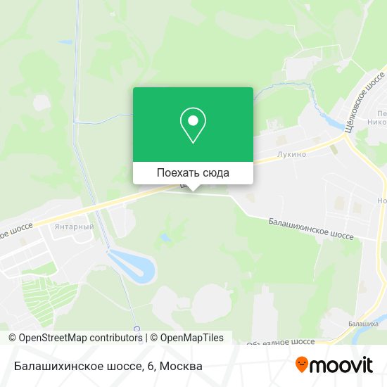 Карта Балашихинское шоссе, 6
