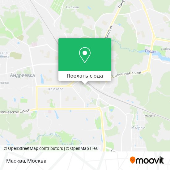 Карта Масква