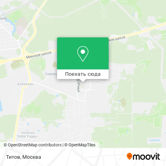 Карта Титов
