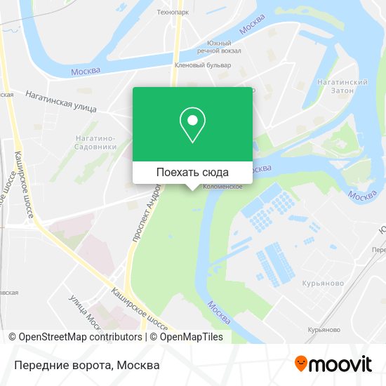 Карта Передние ворота