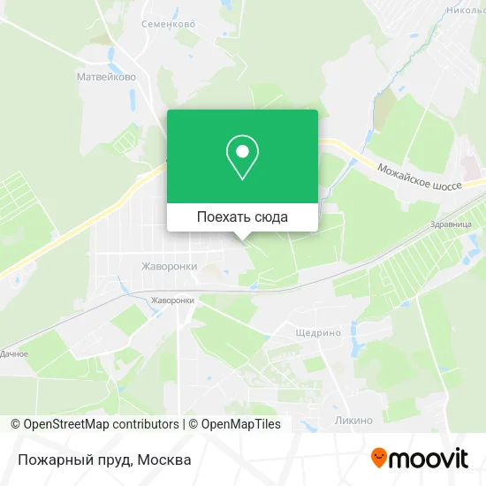 Карта Пожарный пруд