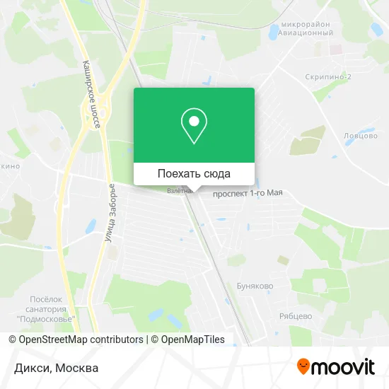 Карта Дикси