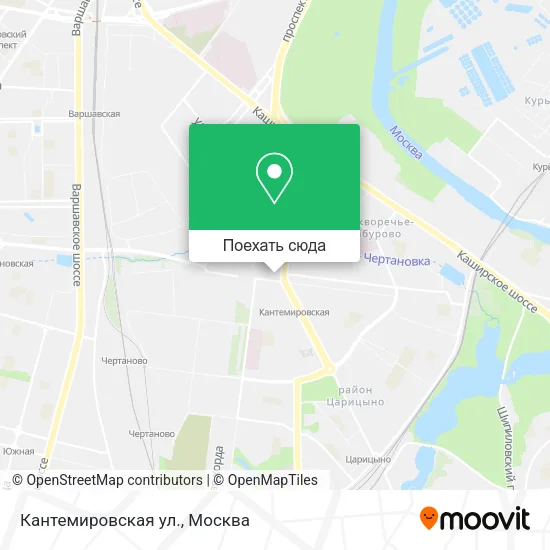 Карта Кантемировская ул.