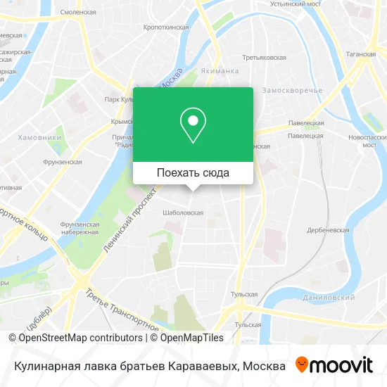 Карта Кулинарная лавка братьев Караваевых