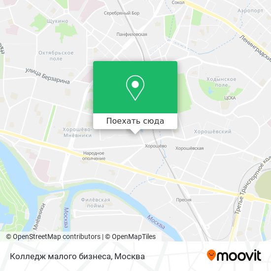 Карта Колледж малого бизнеса