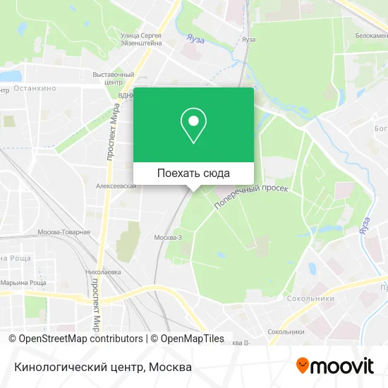 Карта Кинологический центр