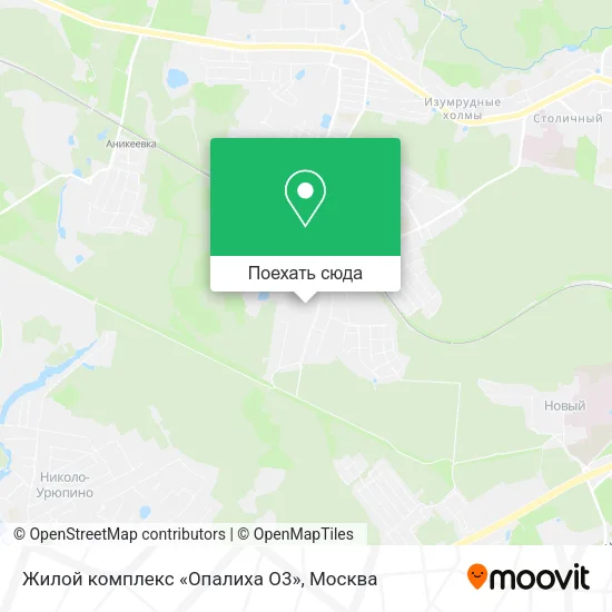 Карта Жилой комплекс «Опалиха О3»