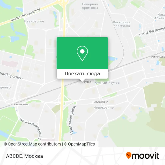 Карта ABCDE