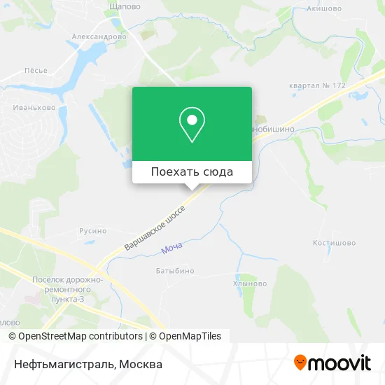 Карта Нефтьмагистраль
