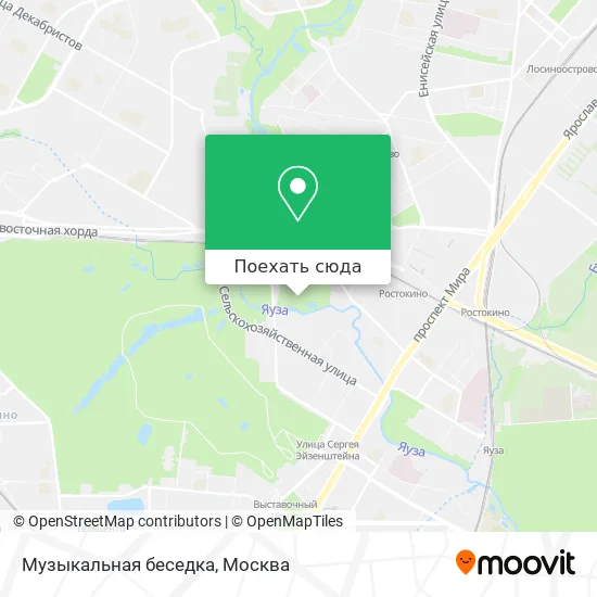 Карта Музыкальная беседка