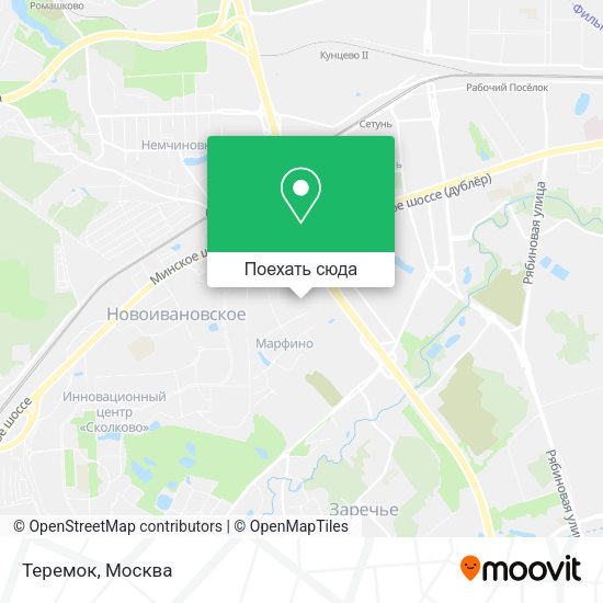 Карта Теремок