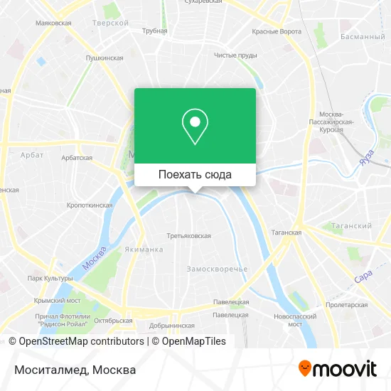 Карта Моситалмед