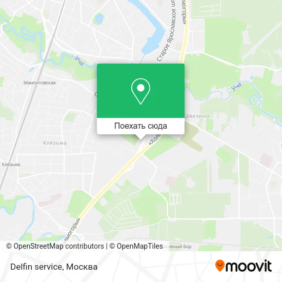 Карта Delfin service