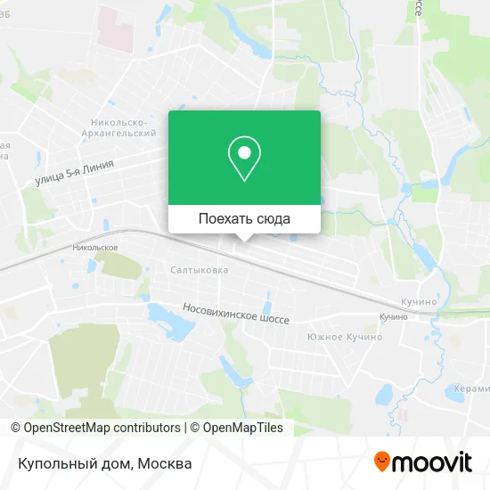 Карта Купольный дом