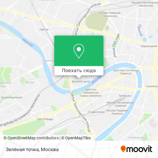 Карта Зелёная точка
