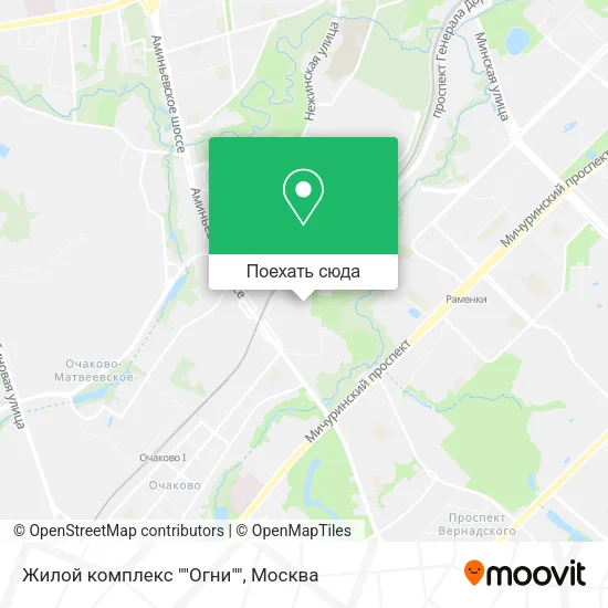 Карта Жилой комплекс ""Огни""