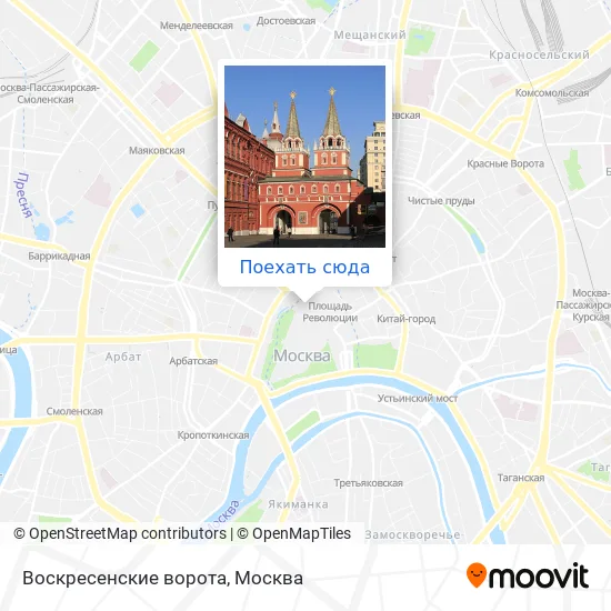 Карта Воскресенские ворота