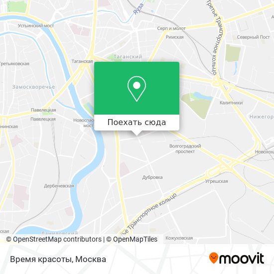 Карта Время красоты
