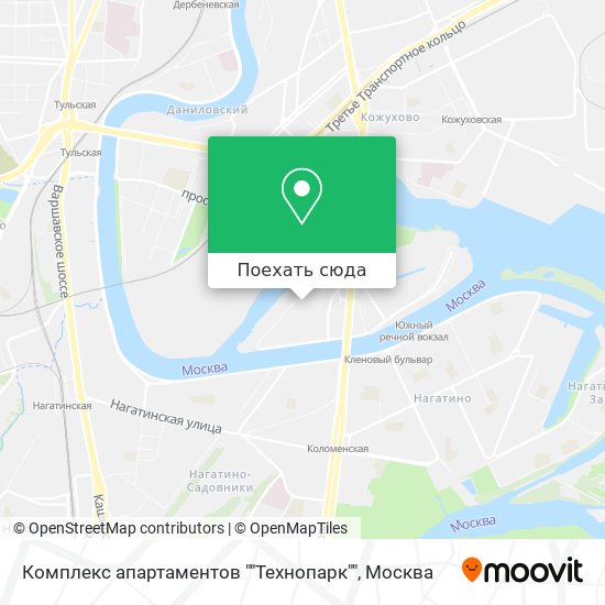 Карта Комплекс апартаментов ""Технопарк""