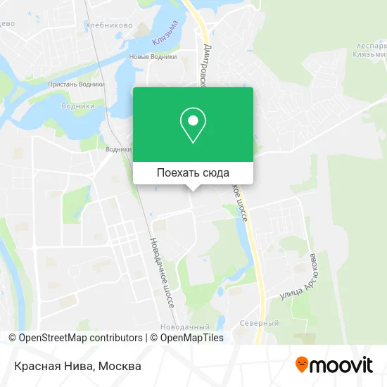 Карта Красная Нива