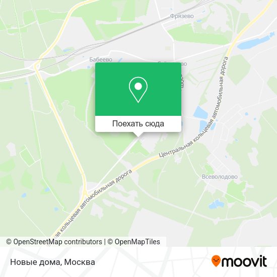 Карта Новые дома