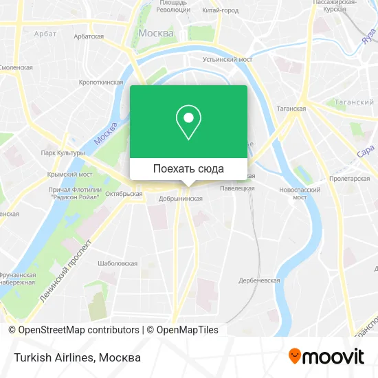 Карта Turkish Airlines