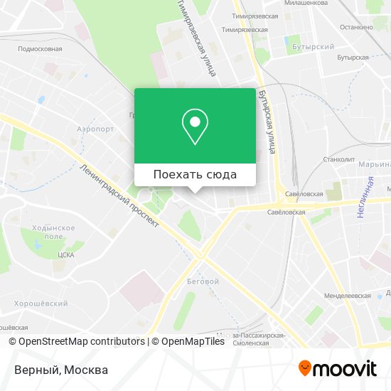 Карта Верный