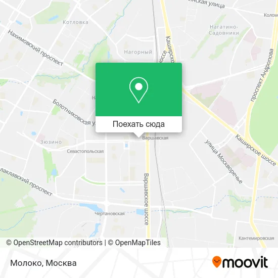 Карта Молоко