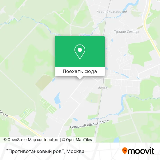 Карта ""Противотанковый ров""