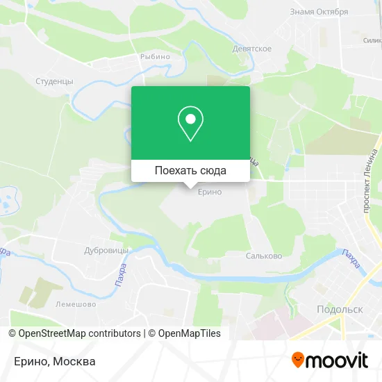 Карта Ерино