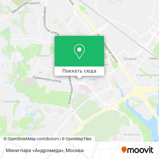 Карта Мини-парк «Андромеда»