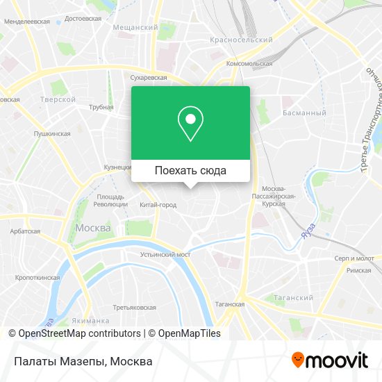 Карта Палаты Мазепы