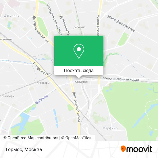 Карта Гермес