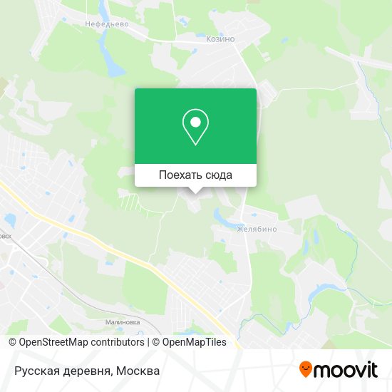 Карта Русская деревня