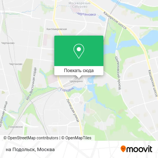 Карта на Подольск