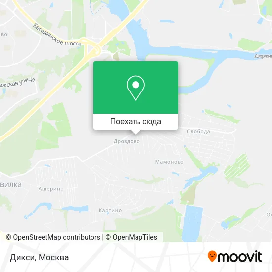 Карта Дикси
